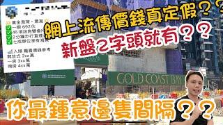 網上流傳2字頭？間隔你最喜歡哪一個？丨黃金海灣-意嵐丨阿Jack睇樓團丨青山公路丨兩房丨三房丨一房