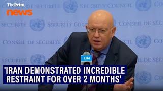 Irans attack on Israel didnt happen in vacuum says Russias UN Envoy after UNSC meet