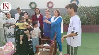 Mohabbat Satrangi  BTS  Javeria Saud  Samina Ahmed  Sunita Marshall  Aly Khan  Shahood Alvi 