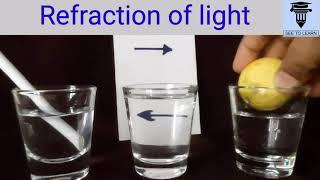 Refraction of light An amazing natural phenomenon