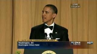 C-SPAN President Obama at the 2011 White House Correspondents Dinner