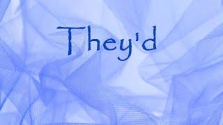 How to pronounce theyd in English   #contractions #pronunciation #English