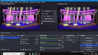 Usando Cenário virtual com OBS studio e Resolume arena