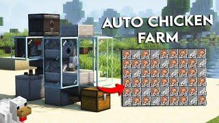 Minecraft EASY Automatic Chicken Farm Tutorial 1.19+