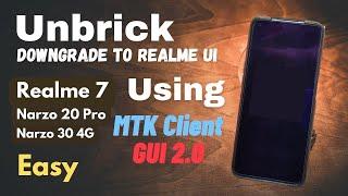 How to Unbrick Realme 7 Narzo 20 pro & Narzo 30 4G  Install stock ROM