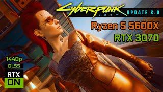 Cyberpunk 2077 v2.0 - Undervolted RTX 3070 Benchmark