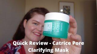 Quick Review - Catrice Pore Clarifying Mask