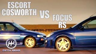 Escort Cosworth VS Focus RS  Fifth Gear Classic