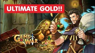 Gems of War Best Gold Farming teams and strategy 250000 GOLD AN HOUR