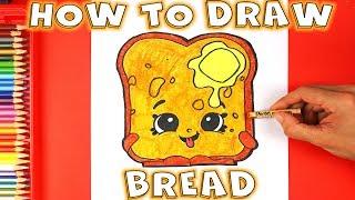 How to Draw Shopkins Toastie Bread