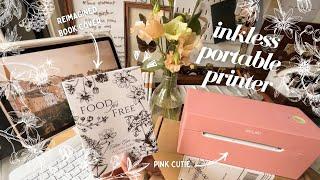 cute pink mini printer • small business & crafting desktop gadget ft. @Nelkoprint