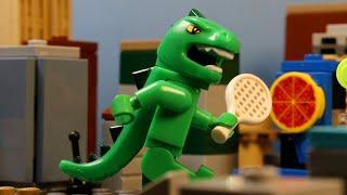 Lego Godzilla Minus One Challengers tennis match stop motion