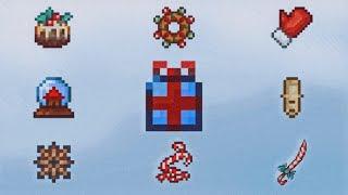 All Christmas Items From Present Christmas Seasonal Event - Terraria 1.4.4