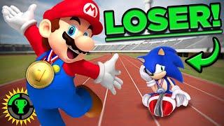 Game Theory How Mario BEATS Sonic at The Olympics