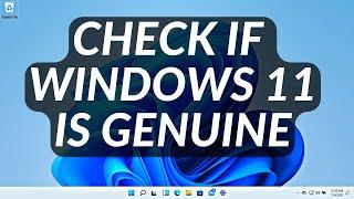 How to Check if Windows 11 is Genuine