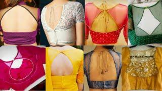 Net Blouse Back Neck DesignsLatest Simple Net Blouse Ideas