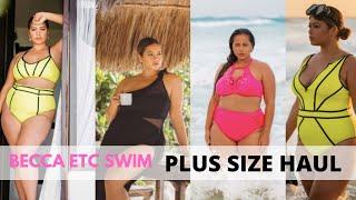 PLUS SIZE SWIMSUIT HAUL I BECCA SWIM I Catherine Li