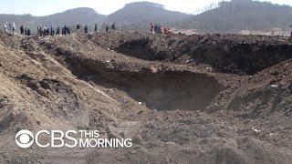 Ethiopian Airlines crash Huge crater shows powerful impact of jet