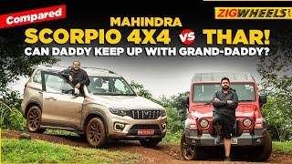 Mahindra ScorpioN 4x4 vs Thar Off-Road Challenge  Who’s The Daddy Now?