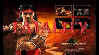 MORTAL KOMBAT SHAOLIN MONKS - ALL FATALITY LIU KANG HD