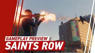 New Saints Row Gameplay - 17 Minutes of Frenetic Action Mad Stunts & In-Depth Customisation