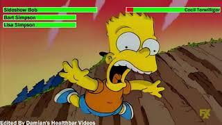 The Simpsons - Brother from Another Series 1997 Final Battle with healthbars Birthday Special