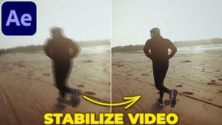 How to STABILIZE SHAKY VIDEO in After Effects  Stabilize a Video