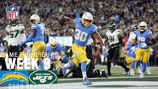 Los Angeles Chargers vs. New York Jets  2023 Week 9 Game Highlights