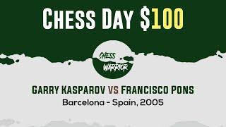 Garry Kasparov vs Francisco Pons  Barcelona - Spain 2005
