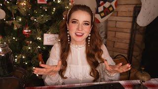 ASMR Winter Lodge Check In hand movements typing rain