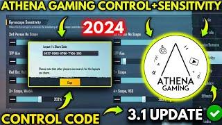 2024 ATHENA NEW 3.1 SENSITIVITY SETTINGS ATHENA CONTROL CODE