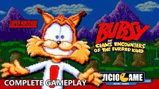  Bubsy Super Nintendo Complete Gameplay