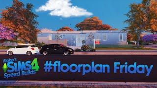 Sims 4 Speed Build - Alphas Floor Plan Friday.