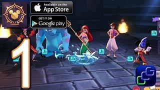 Disney Sorcerers Arena Android iOS Walkthrough - Gameplay Part 1 - Grand Campaign Ch1