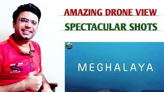 MEGHALAYA from the sky  Drone view of Meghalaya  Unseen waterfalls of Meghalaya  Mature Reactions