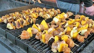 Street Food Seen in the Markets of Prague Czech Republic