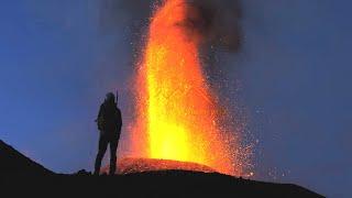 Etna Eruzione. Attività eruttiva alla Voragine .23 luglio 2024