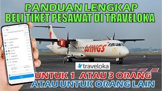 CARA PESAN TIKET PESAWAT ONLINE DI TRAVELOKA  TUTORIAL BELI TIKET PESAWAT DI TRAVELOKA