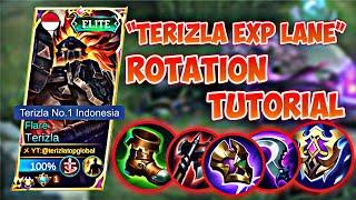 TERIZLA EXP LANE ROTATION TUTORIAL 2023  BEST BUILD TERIZLA 2023