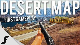 FIRST GAME ON NEW DESERT MAP - Playerunknowns Battlegrounds