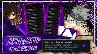 JKWhatsApp V20F - Novo Data Jam Payment Method Ultra WhatsApp Fix All Bugs Extreme