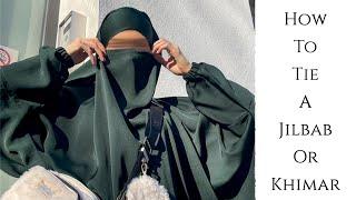 How to tie a Jilbab or Khimar FULL tutorial