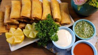 #springroll #vegetablespringrolls #chickenspringrolls # ،آسان و سریع اسپرینگ رول بسیار خوشمزه