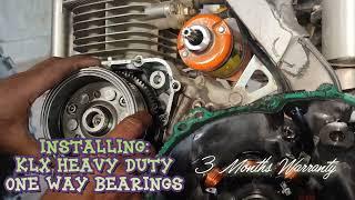 INSTALLING  KLX HEAVY DUTY ONEWAY BEARINGS 3 Months Warranty