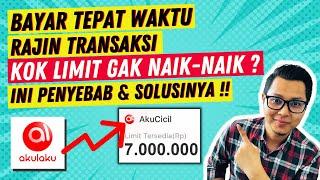 Bayar Tepat Waktu Limit AKULAKU Gak Naik-Naik? Ini Penyebab & Solusi Cara Menaikkan Limit AKULAKU 