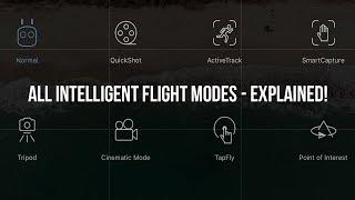 DJI MAVIC AIR - ALL Intelligent Flight Modes - EXPLAINED