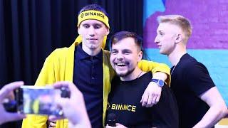 Встреча с участниками MBaks Marathon  Разыграл мерч Binance