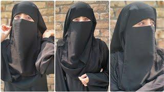 How to wear kamasha  Easy niqab tutorial 