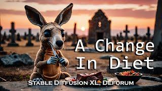 A Change In Diet  Stable Diffusion XL + Deforum