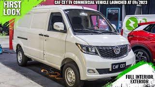 CAF CE1 Electric Commercial Vehicle With 300 Km Range Launched At EVx 2023 - Full Interior Exterior